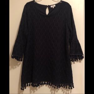 Crown & Ivy Ladies Crochet Top